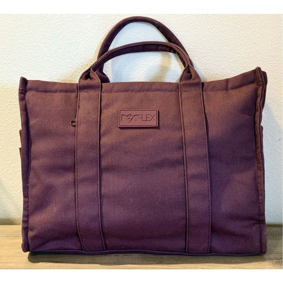 Popflex Handbags - SOLD Popflex Wine Sloane Tote Fully Lined Go To Handbag Purse Crossbody Bag
